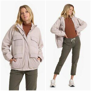 💕VUORI💕 Utility Sherpa Jacket ~ Dark Salt Large L NWT